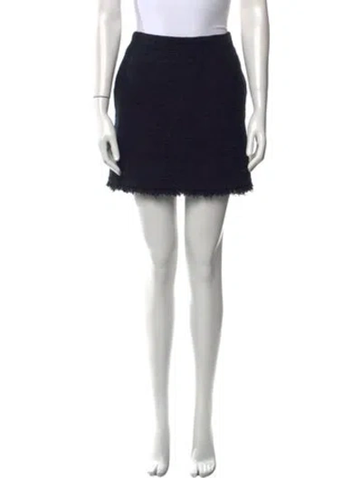 Pre-owned Chanel 2013 Mini Skirt In Black
