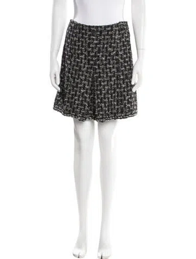 Pre-owned Chanel 2013 Mini Skirt In Black