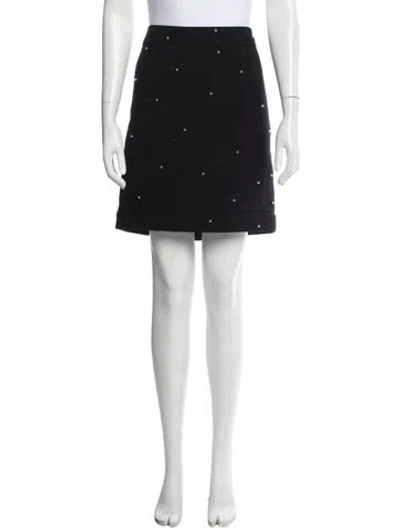 Pre-owned Chanel 2013 Mini Skirt In Black