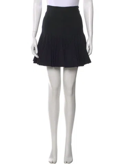 Pre-owned Chanel 2013 Mini Skirt In Black