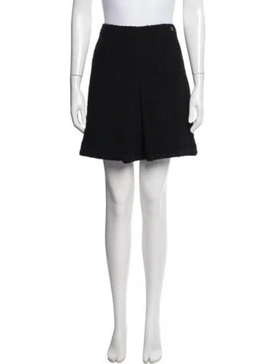Pre-owned Chanel 2013 Mini Skirt In Black