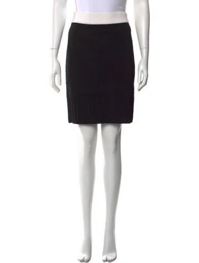 Pre-owned Chanel 2013 Mini Skirt In Black