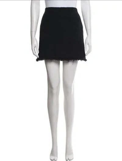 Pre-owned Chanel 2013 Mini Skirt In Black
