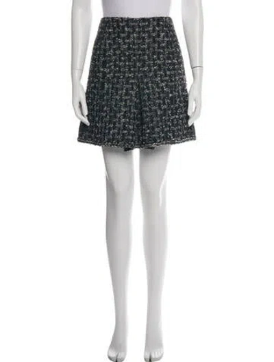 Pre-owned Chanel 2013 Mini Skirt In Black