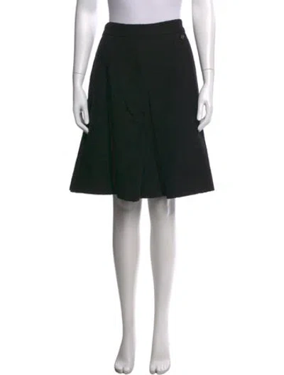 Pre-owned Chanel 2013 Mini Skirt In Black