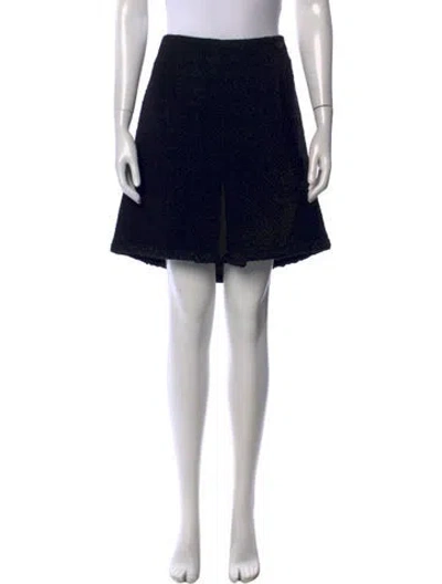 Pre-owned Chanel 2013 Mini Skirt In Black