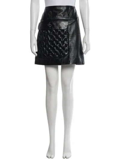 Pre-owned Chanel 2013 Mini Skirt In Black