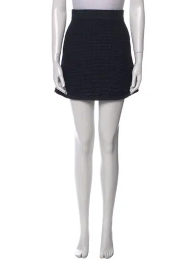 Pre-owned Chanel 2013 Mini Skirt In Blue