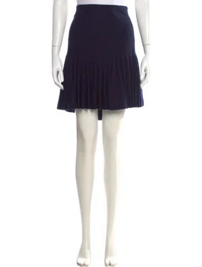 Pre-owned Chanel 2013 Mini Skirt In Blue