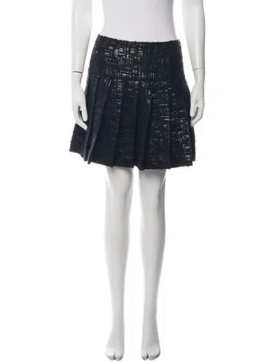 Pre-owned Chanel 2013 Mini Skirt In Blue
