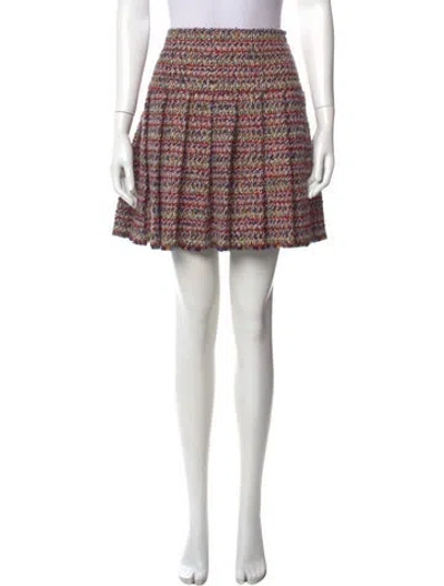 Pre-owned Chanel 2013 Mini Skirt In Multi