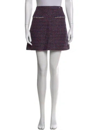 Pre-owned Chanel 2013 Mini Skirt In Multi