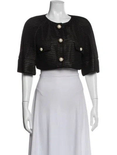 Pre-owned Chanel 2013 Nylon Jacket In Black