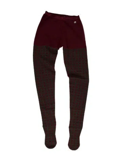 Pre-owned Chanel 2013 Pants In Burgundy