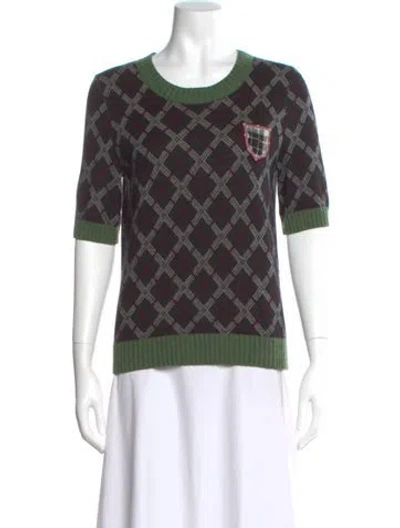 Pre-owned Chanel 2013 Paris-edinburgh Sweater In Black