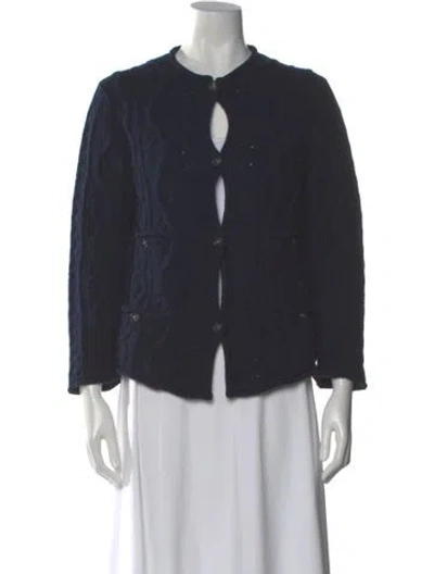 Pre-owned Chanel 2013 Paris-edinburgh Sweater In Black