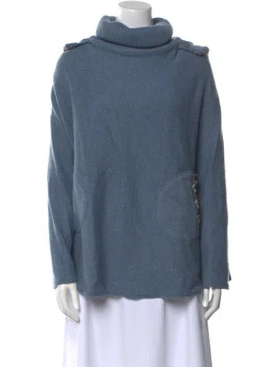 Pre-owned Chanel 2013 Paris-edinburgh Sweater In Blue