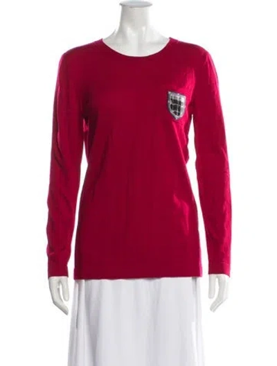 Pre-owned Chanel 2013 Paris-edinburgh Sweater In Red