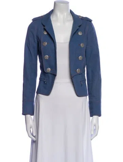 Pre-owned Chanel 2013 Paris-versailles Denim Jacket In Blue