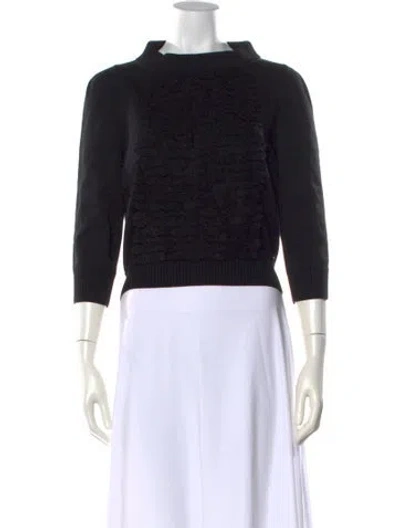 Pre-owned Chanel 2013 Paris-versailles Sweater In Black