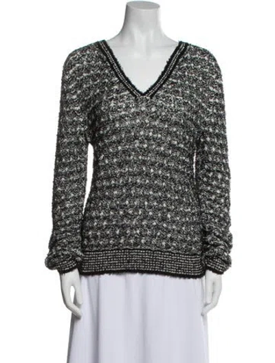 Pre-owned Chanel 2013 Printed Sweatshirt In Black
