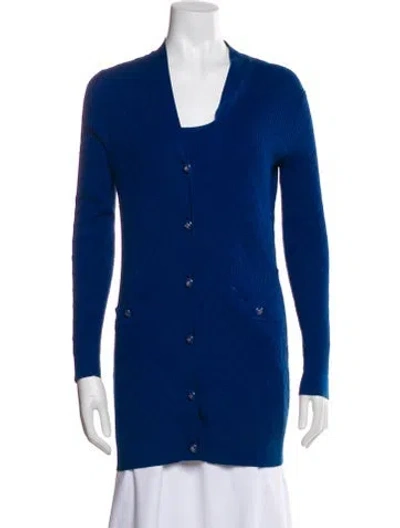 Pre-owned Chanel 2013 Set Sweater In Blue
