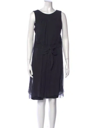 Pre-owned Chanel 2013 Silk Romper In Black