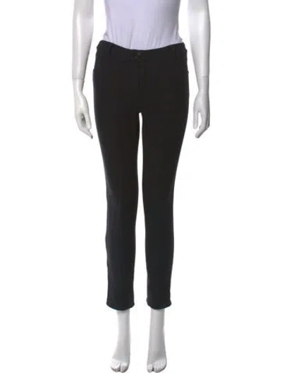 Pre-owned Chanel 2013 Skinny Leg Pants In Black