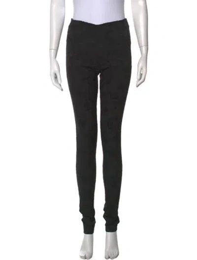 Pre-owned Chanel 2013 Skinny Leg Pants In Black