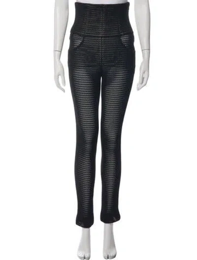 Pre-owned Chanel 2013 Skinny Leg Pants In Black