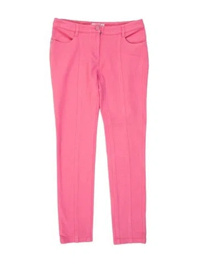 Pre-owned Chanel 2013 Skinny Leg Pants In Pink