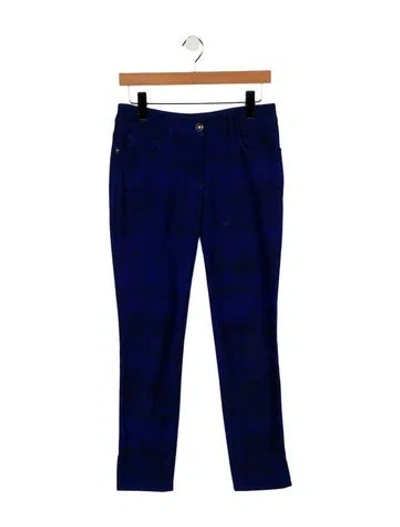 Pre-owned Chanel 2013 Straight Leg Jeans In Blue