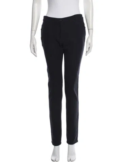 Pre-owned Chanel 2013 Straight Leg Pants In Black