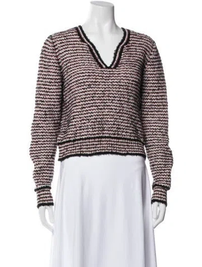 Pre-owned Chanel 2013 Striped Sweater In Multi