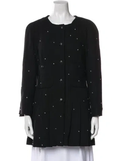 Pre-owned Chanel 2013 Wool Evening Jacket In Black