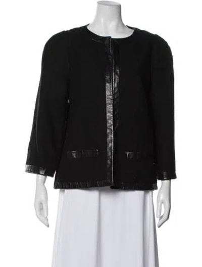 Pre-owned Chanel 2013 Wool Jacket In Black