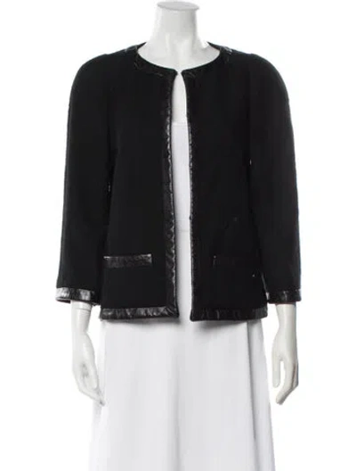 Pre-owned Chanel 2013 Wool Jacket In Black