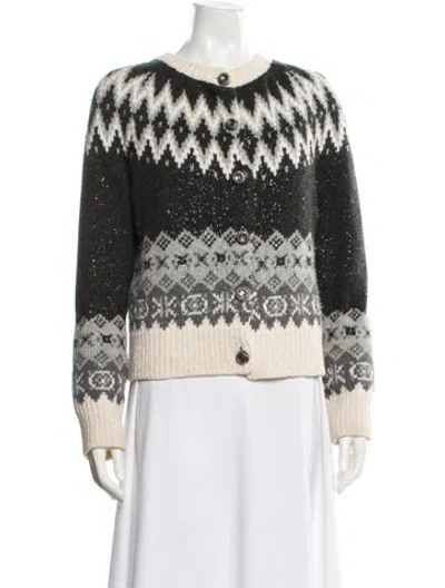Pre-owned Chanel 2013 Wool Sweater In Gray