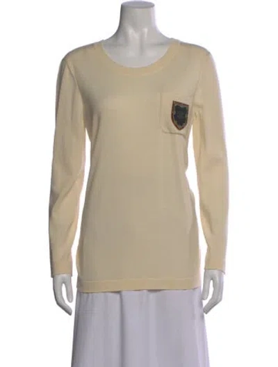 Pre-owned Chanel 2013 Wool Sweater In Neutral
