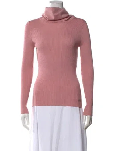 Pre-owned Chanel 2013 Wool Sweater In Pink