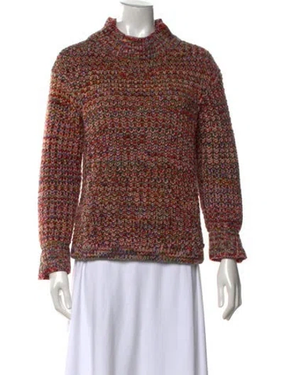 Pre-owned Chanel 2013 Wool Sweater In Red