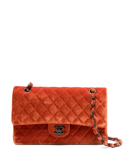Pre-owned Chanel 2014-2015 2.55 Shoulder Bag In Orange