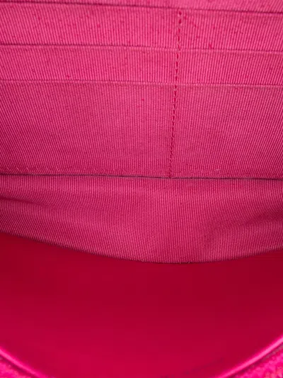 Pre-owned Chanel 2014-2015 Classic Caviar Wallet On Chain Crossbody Bag In Pink