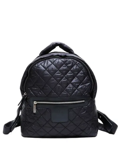 Pre-owned Chanel 2014-2015 Cocoon Backpack In Black