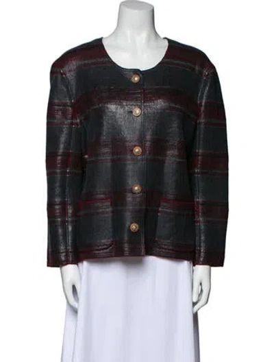 Pre-owned Chanel 2014 Cashmere Jacket In Gray