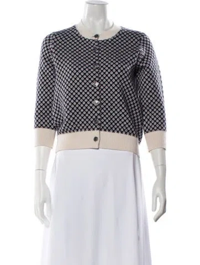Pre-owned Chanel 2014 Cashmere Sweater In Blue