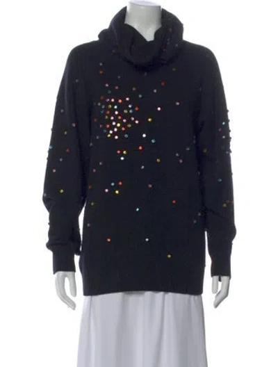 Pre-owned Chanel 2014 Cashmere Sweater In Blue