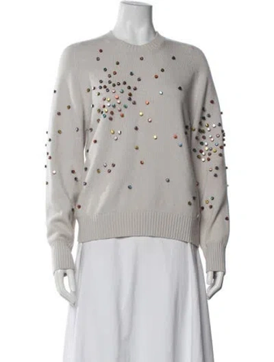 Pre-owned Chanel 2014 Cashmere Sweater In Grey