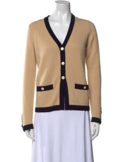 Pre-owned Chanel 2014 Cashmere Sweater In Neutral