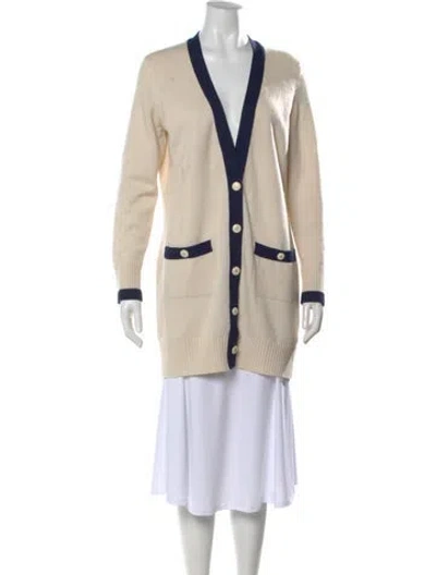 Pre-owned Chanel 2014 Cashmere Sweater In Neutral
